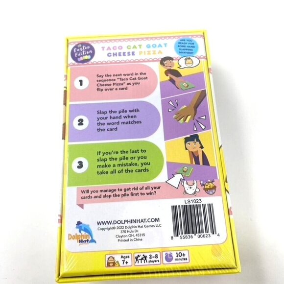 Taco Cat Goat Cheese Pizza Card Game Easter Edition. A1 - Picture 6 of 7